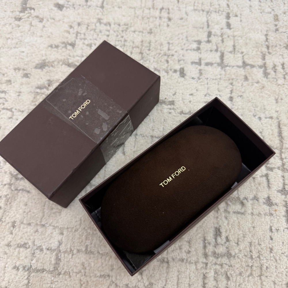 Tom Ford Fausto TF711 01A Black Square Sunglasses Mens Womens Made in Italy - Picture 10 of 11